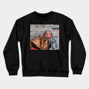 Oldman, Ulaanbataar, Mongolia. Crewneck Sweatshirt